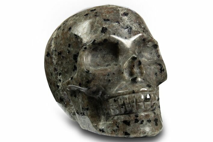 Fluorescent Polished Sodalite-Syenite Skull - China #319807